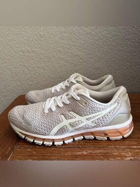 ASICS Gel-Quantum 360 Knit 2 W Birch/Grey Sz.9 Running Training Workout Shoe